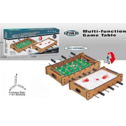 2 in 1 Multi-Function Game Table Foosball and Air Hockey Table 2411