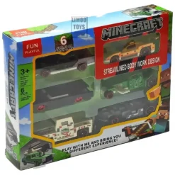 Minecraft Fun Playful 6 Alloy Cars Maşın Dəsti
