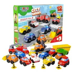 Zarrin Toys City Series 12 Vehicles Maşın Oyun Dəsti