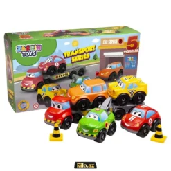 Zarrin Toys Transportaion Series 5 Vehicles Maşın Oyun Dəsti