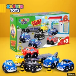 Zarrin toys Police Series 6 Vehicles