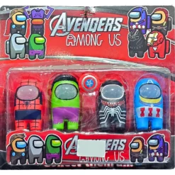 Avengers Among Us 4 Pcs Figure Set Fiqur Dəsti