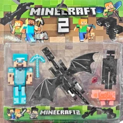 Minecraft 2 Dragon Figure Set Fiqur Dəsti