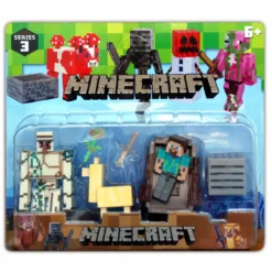 Minecraft 3 Pcs Figure Set Fiqur Dəsti