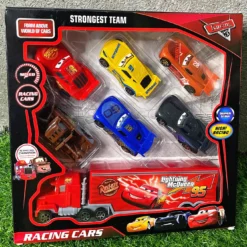 Racing Car Lightning McQueen 7 Pcs Car Set Maşın Dəsti