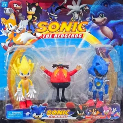 Sonic Hedgehog 3 Pcs Figure Set Fiqur Dəsti