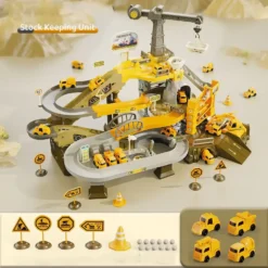 Mining Area Great Adventure Plastic Engineering Track With Car