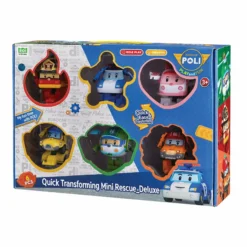 Cartoon Robocar Poli Transformation Robot Car Toys Set 6 in 1