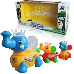 Cute Elephant Clever 3 in 1 Musical Toy