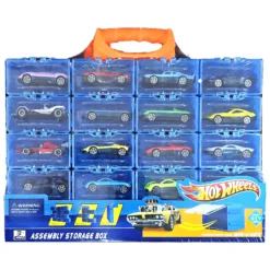Hot Wheels 16 Mini Assembly Storage Box Car Set Maşın Dəsti