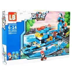 LB City Police No.LB4101 388+ Pcs Konstruksiya Dəsti