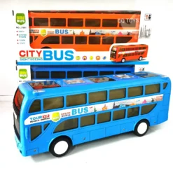 City Bus Double Decker Avtobus Oyuncaq
